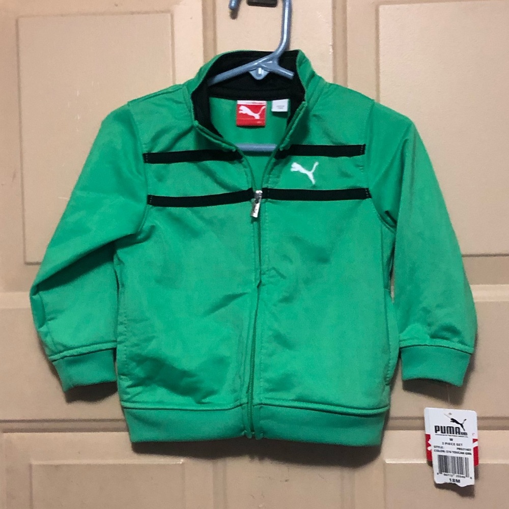 NWT Puma Boy’s Mint Green Light Jacket